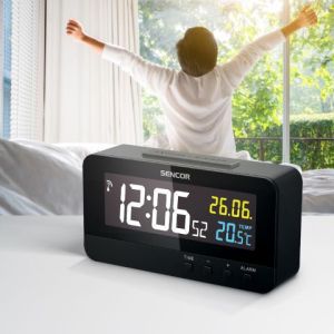 Цифров будилник с термометър