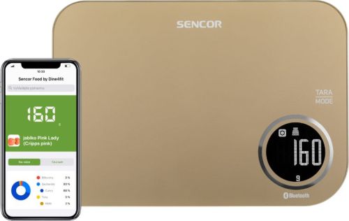 Кухненска везна SENCOR SKS 7077CH, Bluetooth, SMART функции