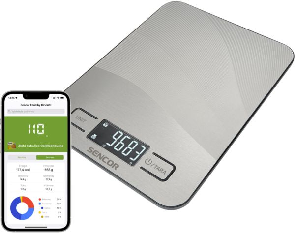 SMART кухненска везна  SENCOR SKS 8080, до 10 кг