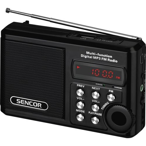 Преносимо радио SENCOR SRD 215 B, USB, Micro SD, MP3