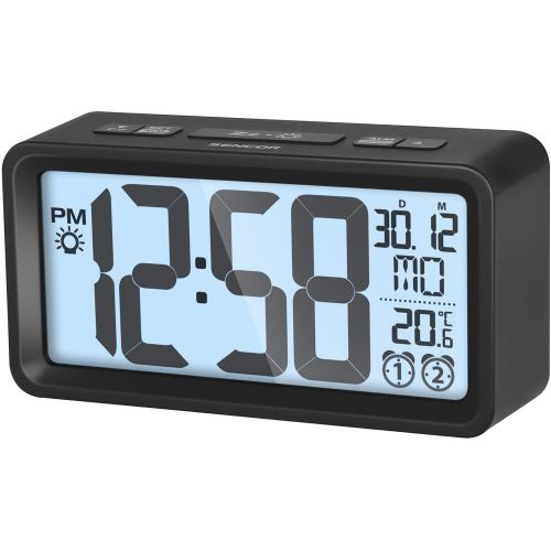 Цифров будилник с термометър SENCOR SDC 2800 B