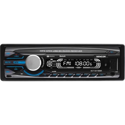 Радио MP3 плеър за автомобил SENCOR SCT 5017BMR, bluetooth, USB, SD