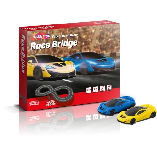 Автомобилна състезателна писта с колички BUDDY TOYS BST 1263 Race Bridge