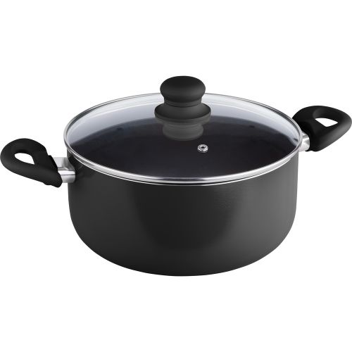Тенджера с капак LAMART LT1125 BLACK MULTICOLOR, 24 см.