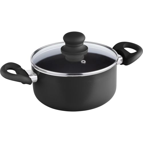 Тенджера с капак LAMART LT1123 BLACK MULTICOLOR, 18 см.