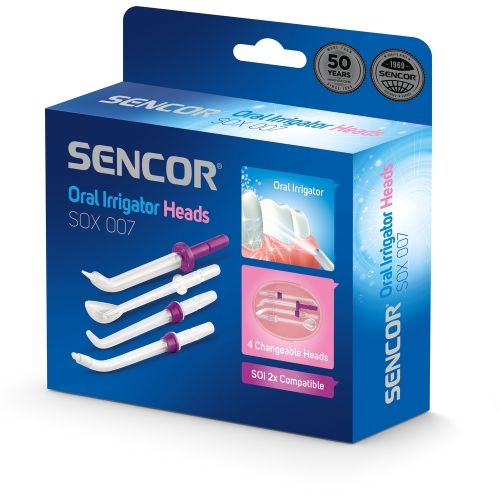 Резервни накрайници за електрически четки за зъби SENCOR SOX 008