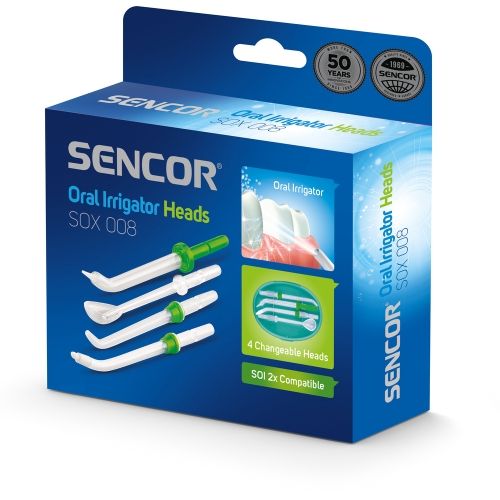 Резервни накрайници за електрически четки за зъби SENCOR SOX 007