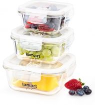 Комплект стъклени кутии за храна LAMART