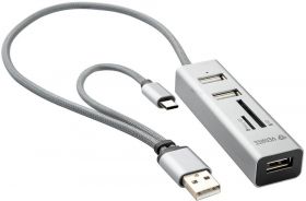 USB хъб, USB-C OTG хъб и четец за карти