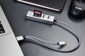 USB хъб, USB-C OTG хъб и четец за карти
