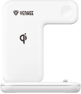 Безжично зарядно YENKEE YAC 5300WH, 3 в 1 charging station Qi 