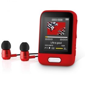 Преносим MP3 плеър SENCOR SFP 7716 RD 16GB MP3/MP4 PLAYER