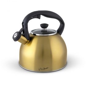  Свирещ чайник LAMART LT7057 GOLD, 2,5 л.