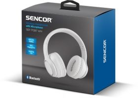 Bluetooth стерео слушалки SENCOR SEP 710BT WH