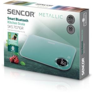 Кухненска везна SENCOR SKS 7073GR, Bluetooth, SMART функции