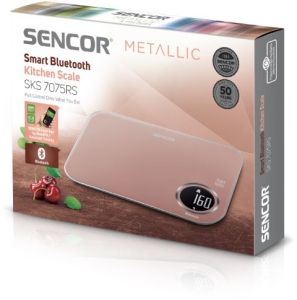 Кухненска везна SENCOR SKS 7075RS, Bluetooth, SMART функции