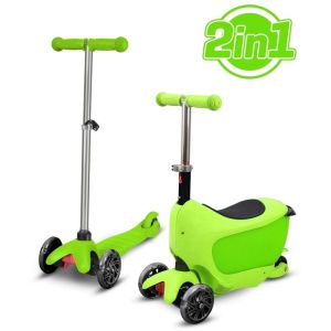 Детска светеща тротинетка 2 в 1 BUDDY TOYS BPC 4311 SCOOTER