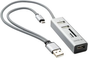 USB хъб, OTG хъб и четец за карти YENKEE YHC 102SR