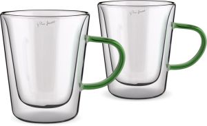 Комплект чаши за чай LAMART LT9118 VASO, 300 мл., 2 броя, зелени