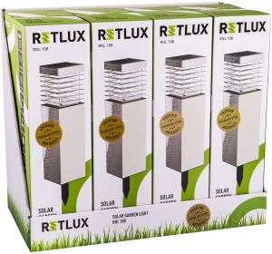 Соларна градинска лампа RETLUX, IP44, LED
