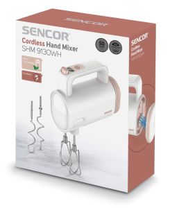 Акумулаторен ръчен миксер SENCOR SHM 9130, Li-Ion акумулатор 2000 mAh