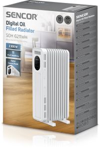 ЕЛЕКТРИЧЕСКИ МАСЛЕН РАДИАТОР SENCOR SOH 6211WH 