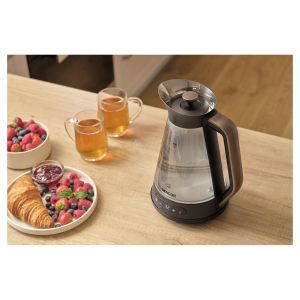 СТЪКЛЕНА ЕЛЕКТРИЧЕСКА КАНА С РЕГУЛИРАНЕ НА ТЕМПЕРАТУРА SENCOR SWK 1595BK