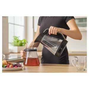 СТЪКЛЕНА ЕЛЕКТРИЧЕСКА КАНА С РЕГУЛИРАНЕ НА ТЕМПЕРАТУРА SENCOR SWK 1595BK