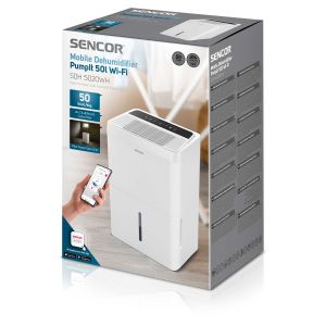 Смарт изсушител за въздух / влагоуловител  SENCOR SDH 5020WH 50л. Wi-Fi 
