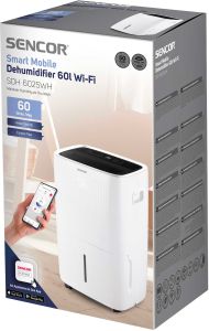 Смарт изсушител за въздух / влагоуловител SENCOR SDH 6025WH 60 л. Wi-Fi