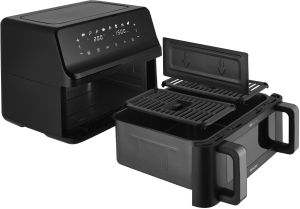 Фритюрник с горещ въздух  (Dual Vita Fryer)  Sencor SFR 9650BK Dual Vita