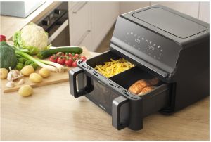 Фритюрник с горещ въздух  (Dual Vita Fryer)  Sencor SFR 9650BK Dual Vita