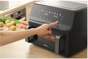 Фритюрник с горещ въздух  (Dual Vita Fryer)  Sencor SFR 9650BK Dual Vita