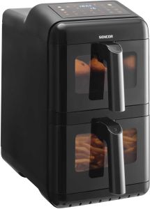 Фритюрник с горещ въздух  (Dual Vita Fryer)  Sencor SFR 1250BK Dual Vita