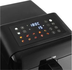 Фритюрник с горещ въздух  (Dual Vita Fryer)  Sencor SFR 1250BK Dual Vita