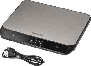 Кухненска везна с акумулаторна батерия SENCOR SKS 8200 - 20 кг.