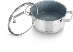 Тенджера с капак LAMART LT1101 STONESS, 16 х 7,5 см.