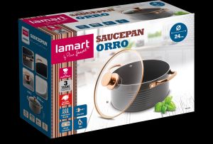 Тенджера Lamart ORRO  LT1241 Ø 24 см, 4.9 л.