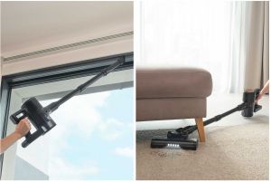 Вертикална безжична прахосмукачка SENCOR SVC 7222BK 3-в-1 