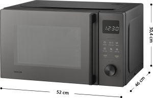 Микровълнова фурна с грил и функция фритюрник с горещ въздух Sencor SMW 6025BK