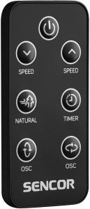 Вентилатор Sencor SFN 3040BK 3D UltraSilent 12