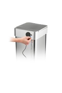 Сензорен кош за отпадъци LAMART LT8129 SENSOR, USB зареждане, 50 литра 