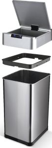 Сензорен кош за отпадъци LAMART LT8128 SENSOR, USB зареждане, 40 литра 