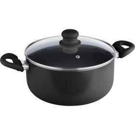 Тенджера с капак LAMART LT1125 BLACK MULTICOLOR, 24 см.