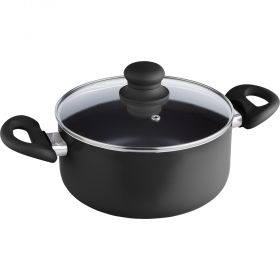 Тенджера с капак LAMART LT1124 BLACK MULTICOLOR, 20 см.