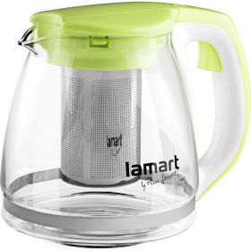 Стъклен чайник LAMART LT7026, 1,1 л.